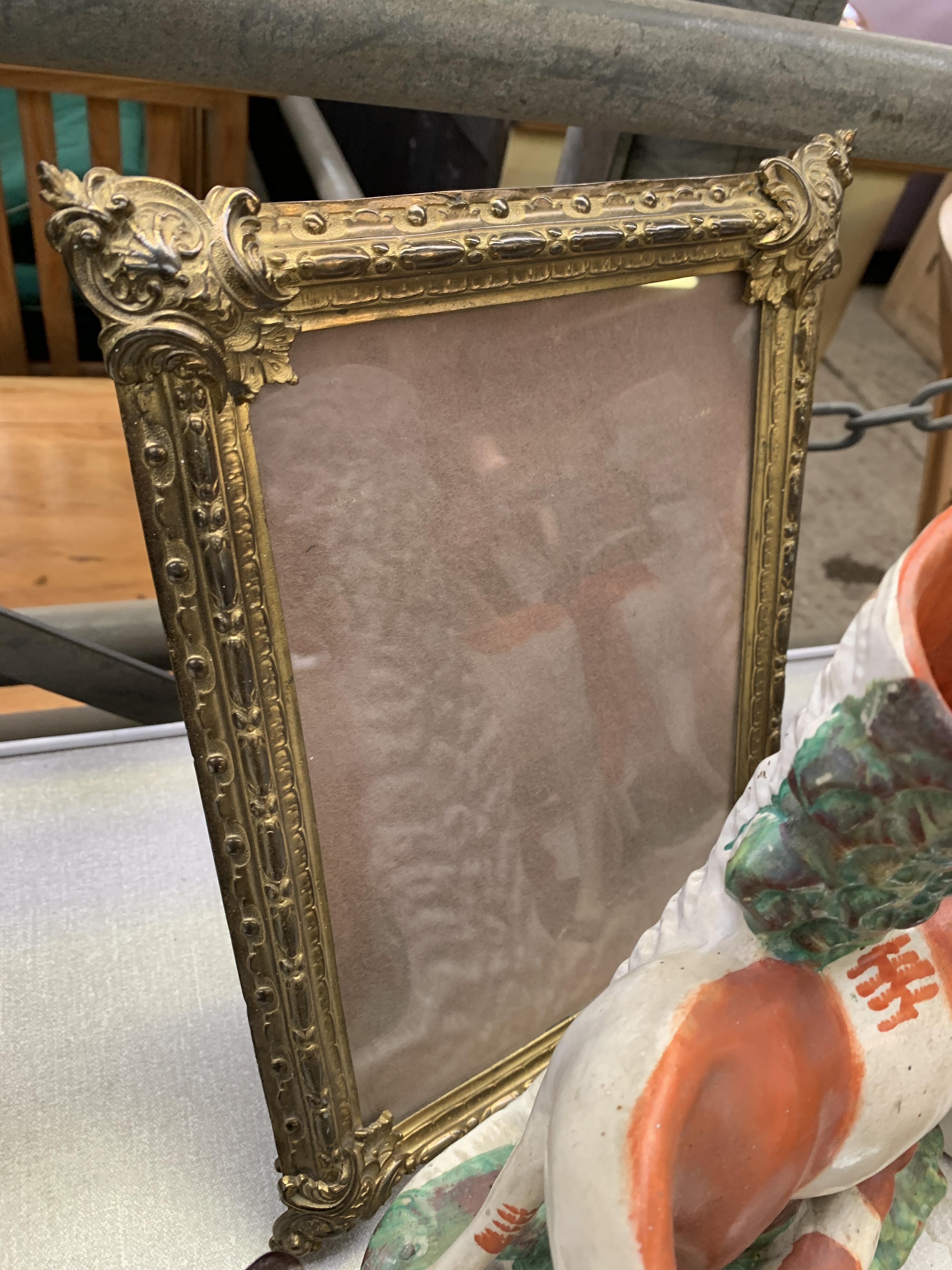 Two Staffordshire Spill vases, dressing table mirrors and other items - Image 8 of 11