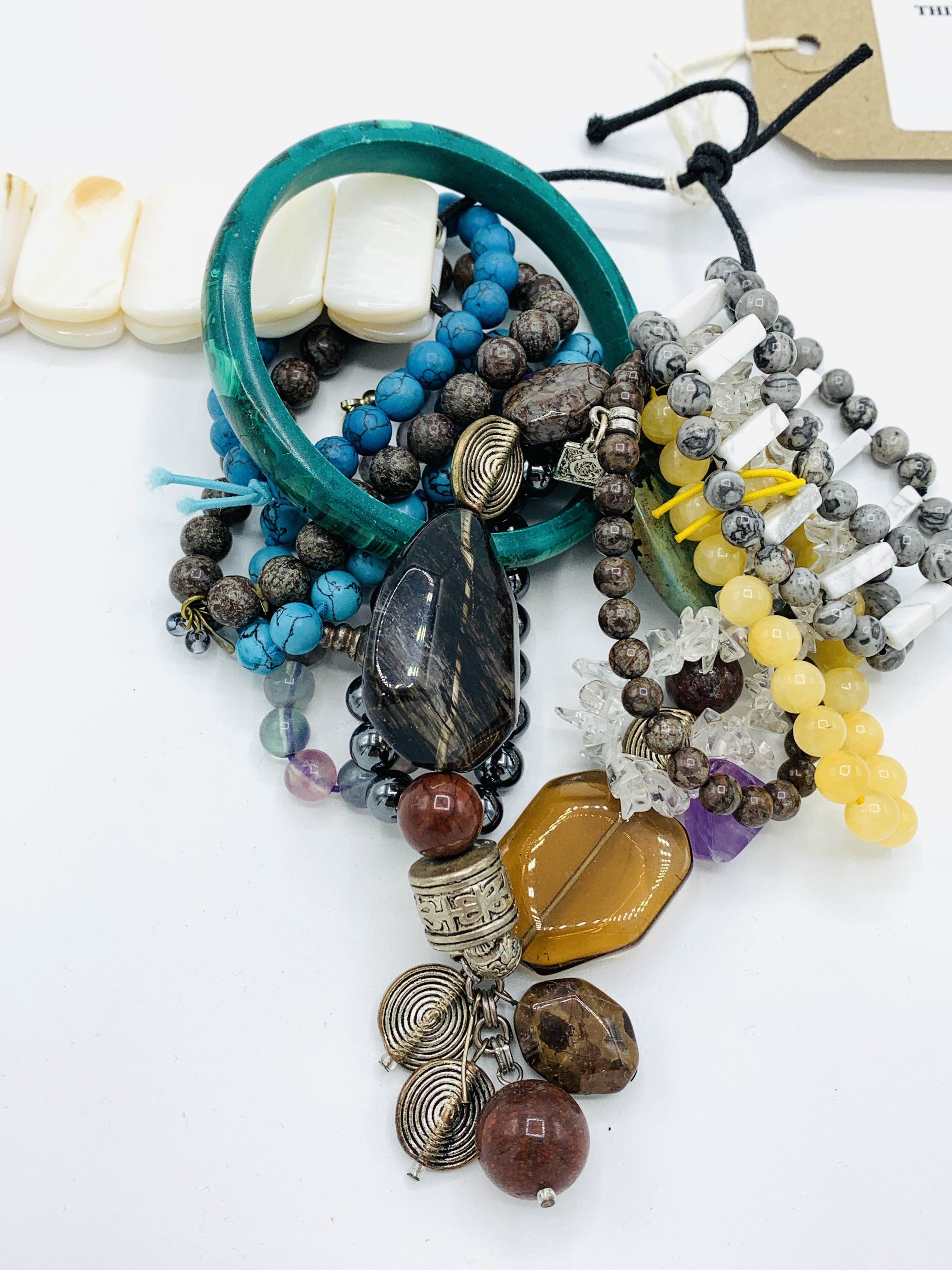 Twelve various gemstone bracelets - Image 3 of 3