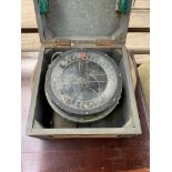 Spring mounted War Office gimbal compass type PIO