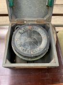 Spring mounted War Office gimbal compass type PIO