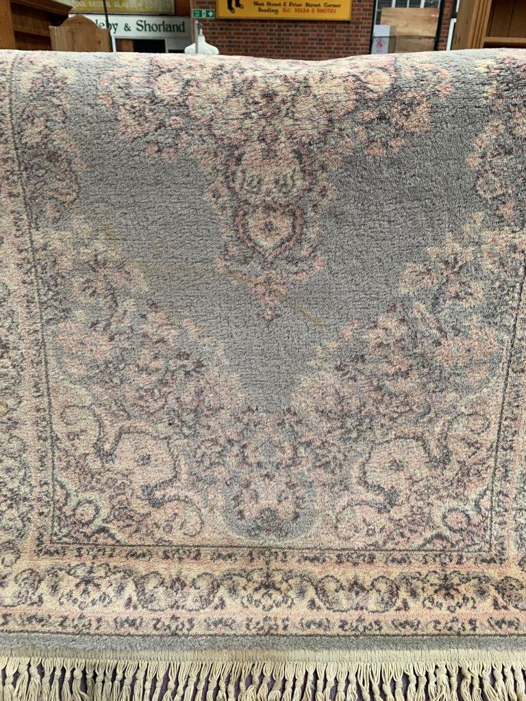 Pale blue ground rug and a cream ground rug - Image 2 of 3