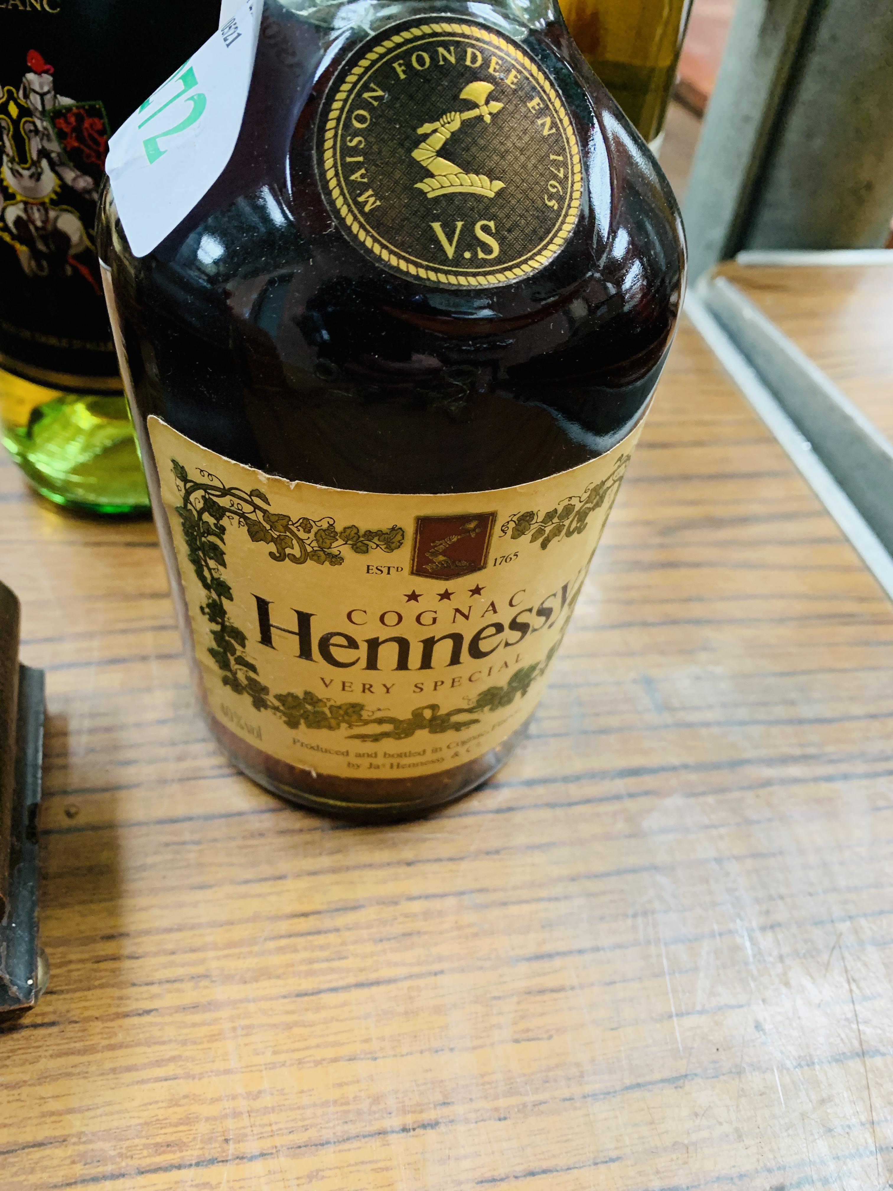 68cl Hennessy Very Special Cognac, and 2 bottles of wine - Image 3 of 4