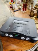 Nintendo 64 with two controllers and 12 games