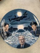 Royal Worcester Dambusters plates and Royal Doulton Spitfire plates