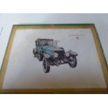 Approximately 50 boxed lithographs of a 1921 Rolls-Royce Silver Ghost