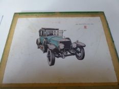 Approximately 50 boxed lithographs of a 1921 Rolls-Royce Silver Ghost