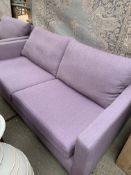 John Lewis two seat sofa and matching oversized armchair