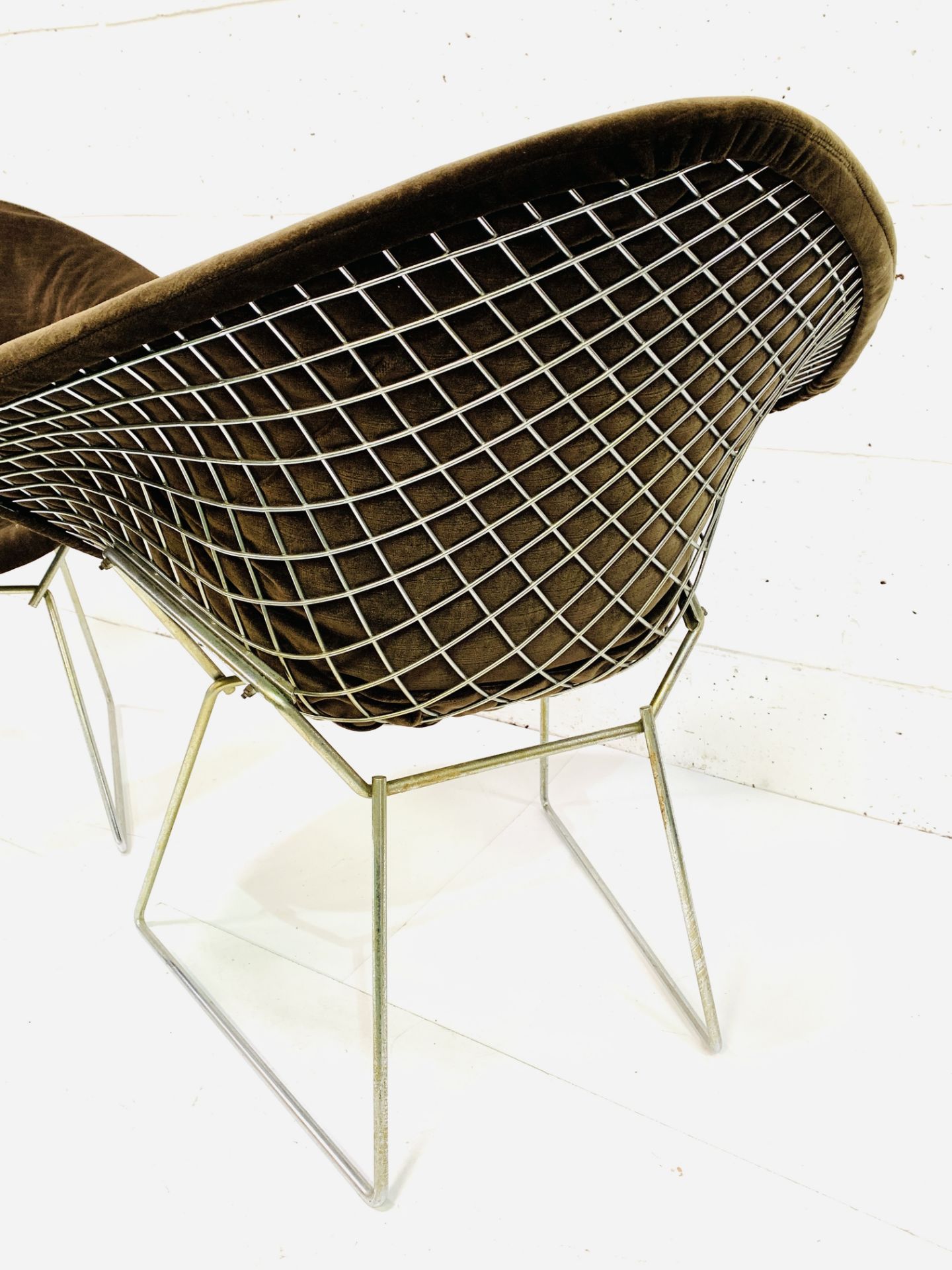 Two Harry Bertoia diamond chairs - Image 3 of 4