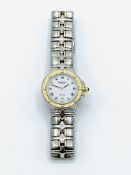 Raymond Weil Parsifal number 9990, gold plated and stainless steel wrist watch