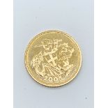 2005 Gold sovereign
