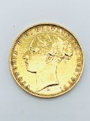 1881 Gold sovereign