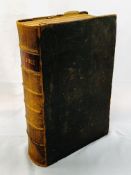 Leather bound Holy Bible, dated 1760