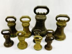 10 Avoir brass alloy weights