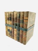 Huntley & Palmer's biscuit tin in the form of a leather bound set of 8 books