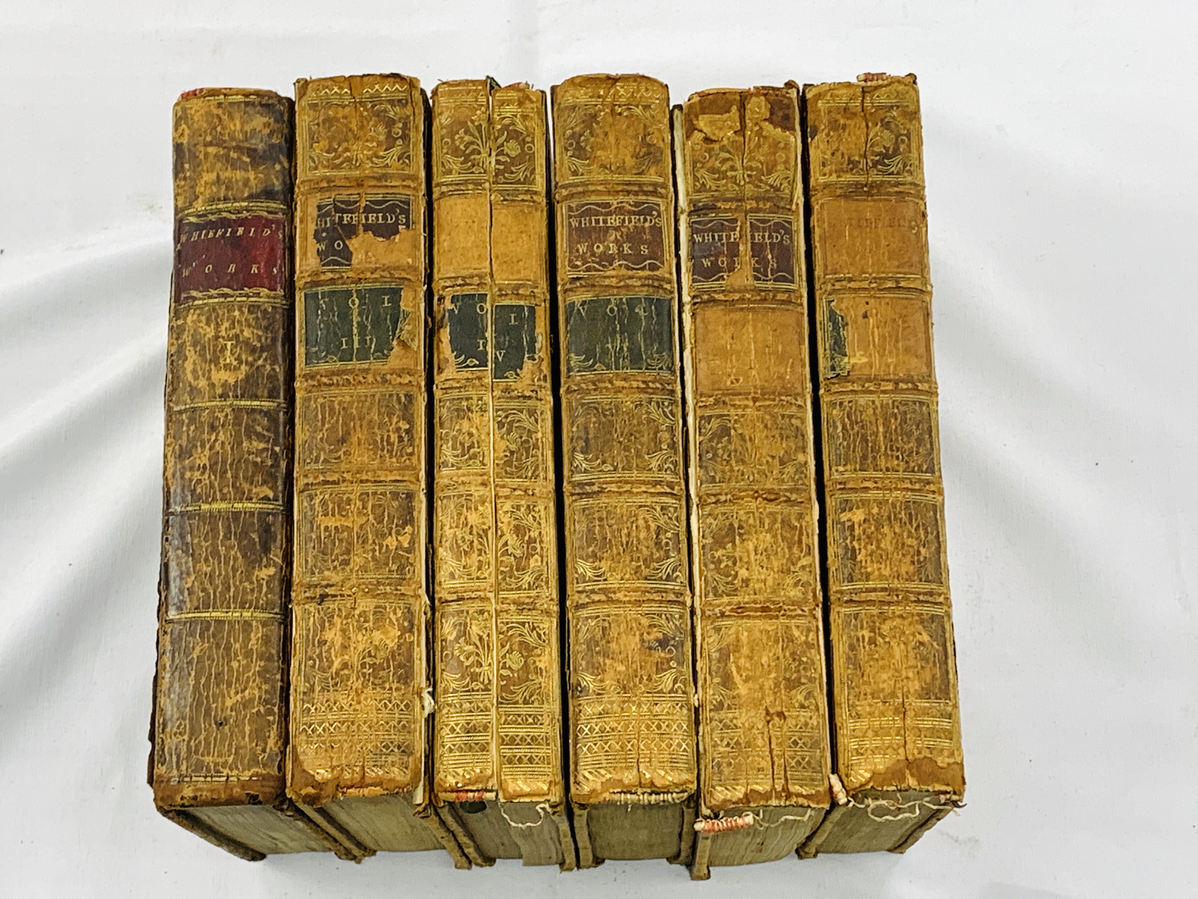 The Works of the Reverend George Whitefield, volumes 1-6, published 1771