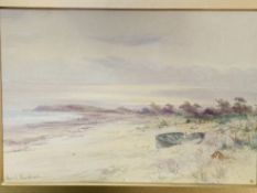 Gilt framed and glazed watercolour signed Arthur Maugham