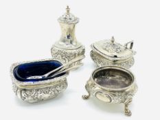 Silver condiments and other items