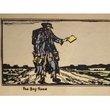 Jack Butler Yeats (1871-1957), hand coloured woodblock prints entitled "The Bog Road"