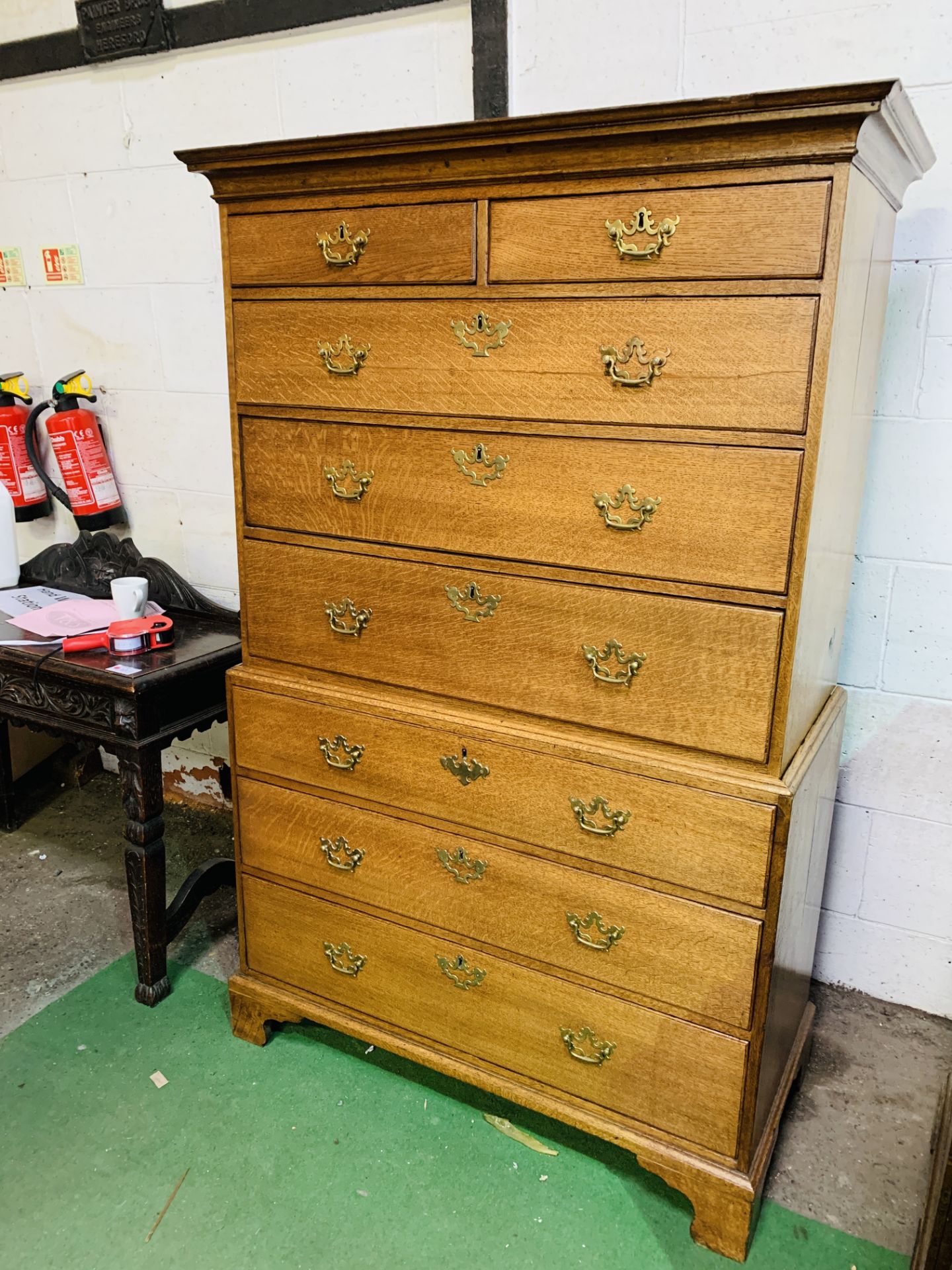 Oak chest on chest - Image 5 of 7