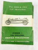 Profile Publications soft cover booklets on famous car marques, published 1960s, 70 volumes