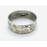 WW1 German 800 silver ring