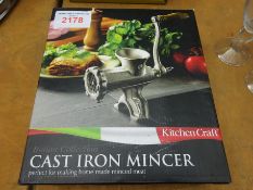 Cast iron mincer