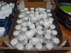 Tray of salt & pepper pots