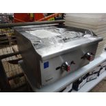 Infernus twin burner chargrill ECB24SX with pull out fat tray.