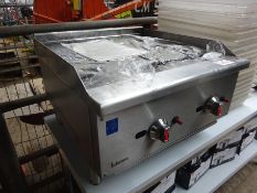 Infernus twin burner chargrill ECB24SX with pull out fat tray.