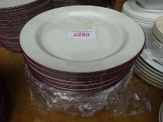 24 Steelite side plates.