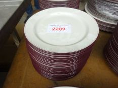 24 Steelite side plates.