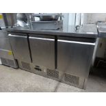 Tefcold three door compact chilled counter