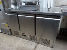 Tefcold three door compact chilled counter