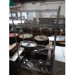 Four tier stainless steel wire rack