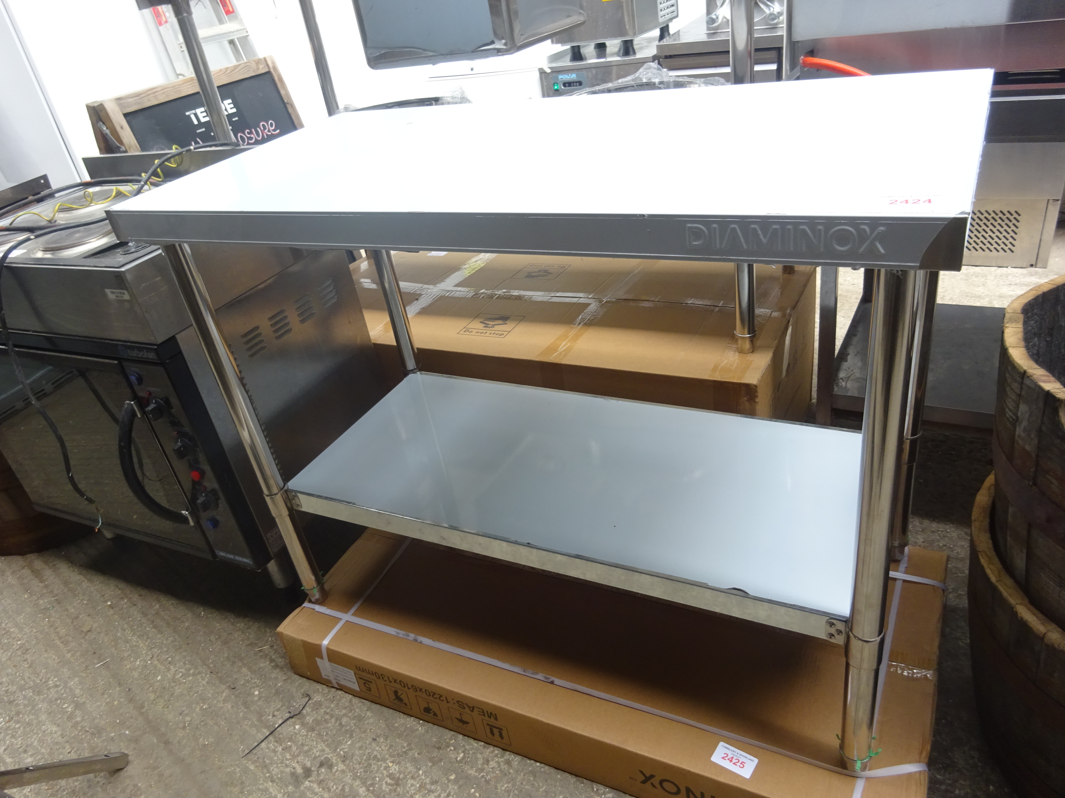 Diaminox preparation table and under shelf - Image 2 of 2