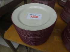 24 Steelite side plates.