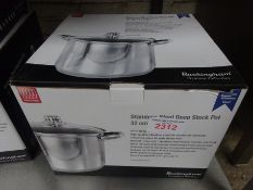 Stainless steel stock pot