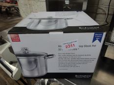 Stainless steel stock pot