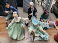 Collection of Royal Doulton figurines