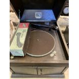 Wind up HMV gramophone model 103 with a GP32 magnetic pickup