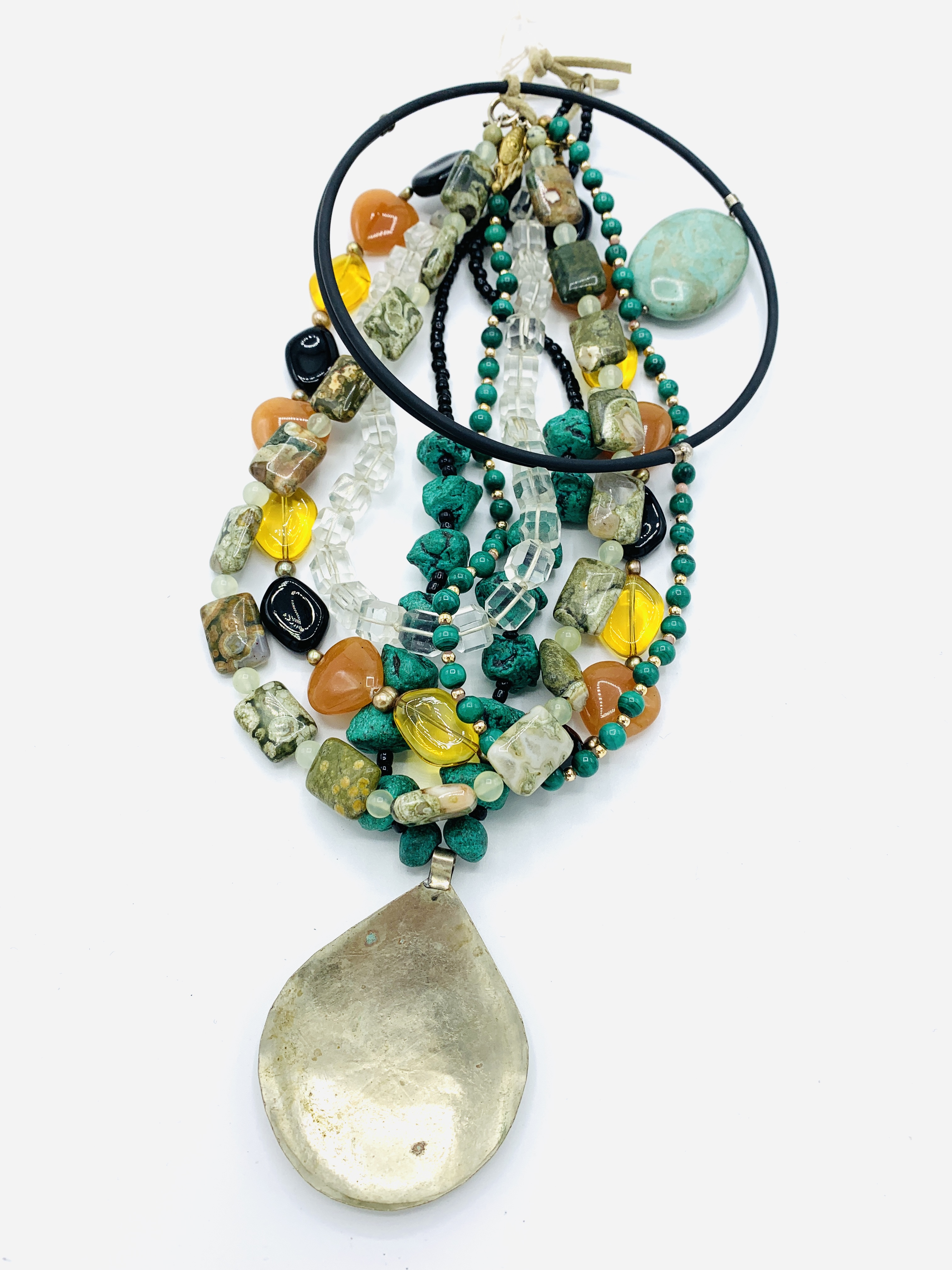 Six various gemstone necklaces - Image 3 of 3