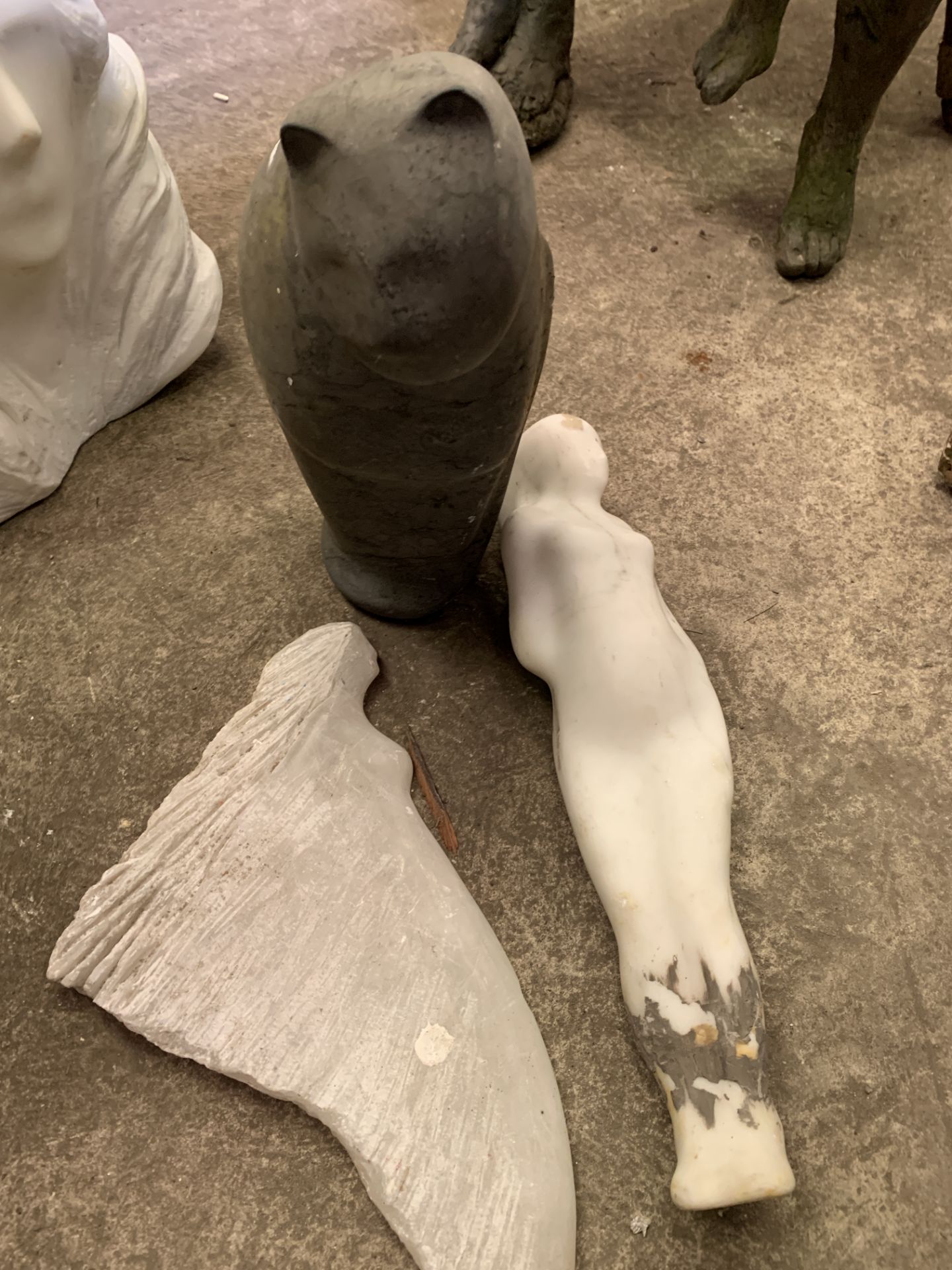Three sculptures by Fiona Goldbacher