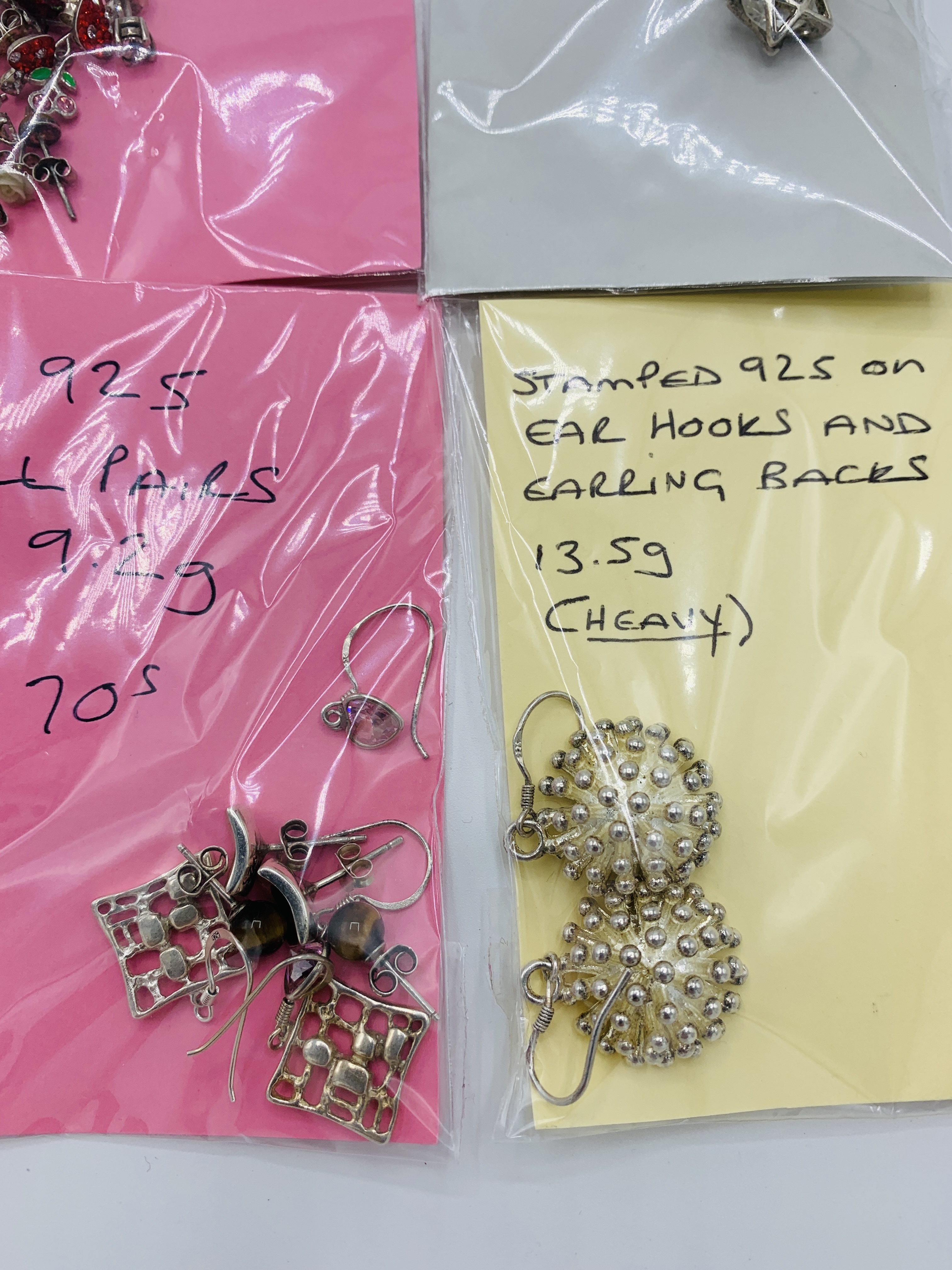 A quantity of 1970s style stud earrings with six other pairs. - Image 2 of 3