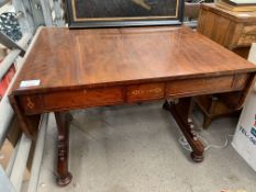 Edwardian mahogany sofa table