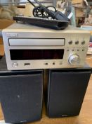 Denon RCD-M38DAB CD player and radio and 2 Denon SC-M37 speakers