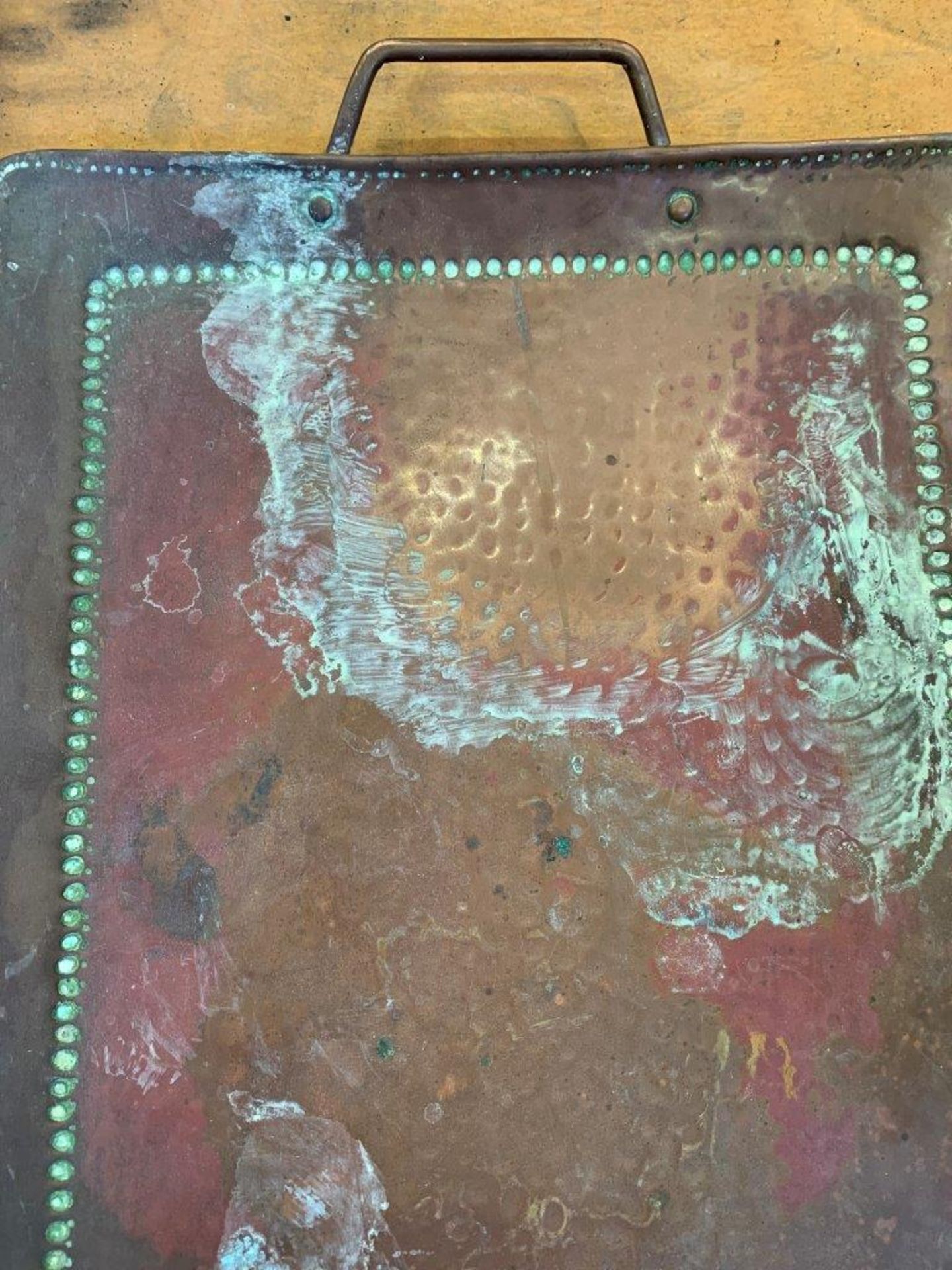 Arts and Crafts hammered copper tray by John Pearson - Image 3 of 3