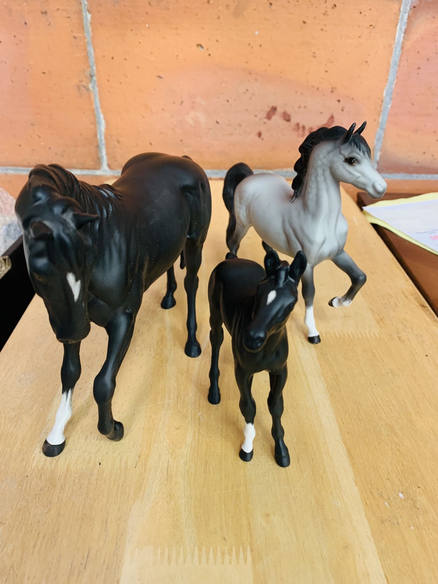 Three Beswick china horses figures - Bild 3 aus 3
