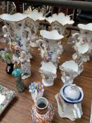 Quantity of assorted decorative ceramic items