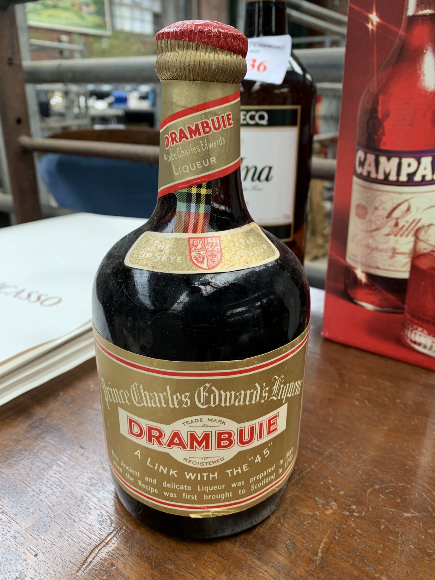 23.75fl oz bottle of Drambuie, plus two other bottles of alcohol - Image 3 of 4