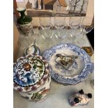 A quantity of miscellaneous china and glass